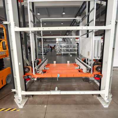 Chất lượng Trung tâm hậu cần giá đỡ và bánh răng chuyển sàn Thang máy kho tự động nhà máy