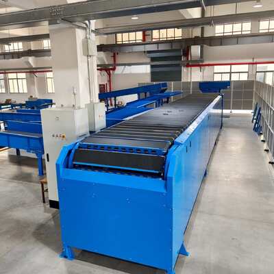 Qualità Sorter a nastro stretto con scansione a sei lati con motore lineare a magnete permanente per sistemi di smistamento di pacchi Fabbrica