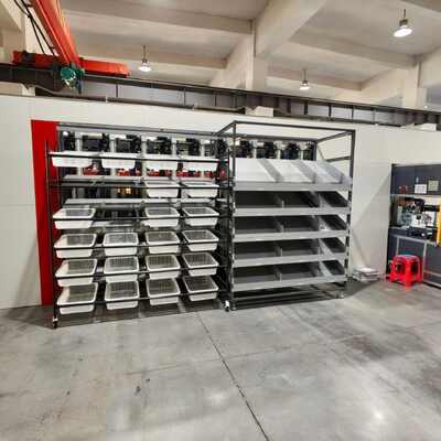 Qualità 2m/S Put Wall System High Speed Barcode Scanning Stacker Tipo Fabbrica