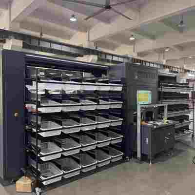Qualität 1200 Artikel/Stunde 18 Schlitze Stacker-Typ Put-Wand-System für die Erfüllung von E-Commerce Fabrik