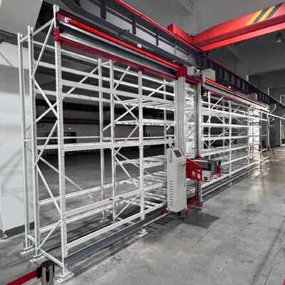 Kwaliteit Automatische containerbehandeling ASRS Stacker Crane High Speed Retrieval voor elektronica Fabriek