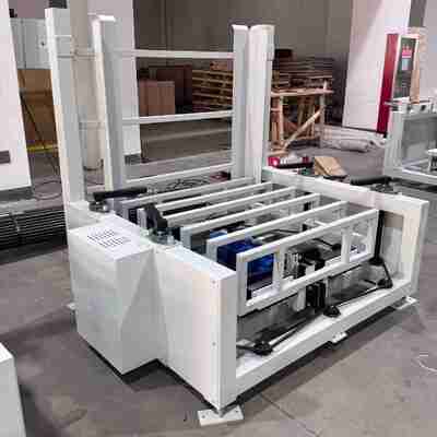 Qualità Posizionamento accurato Impilatore elettrico di pallet Impilatore automatico di pallet per sistemi trasportatori Fabbrica