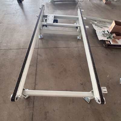 Quality Motor Driven Hygienic  Pallet Rack Conveyor Servo Motor Flexible Chain Conveyor factory