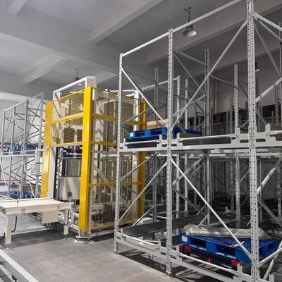 Qualität 2000 kg Barcode-geführter Palettenstacker für die automatische Palettenlagerung AS/RS Fabrik