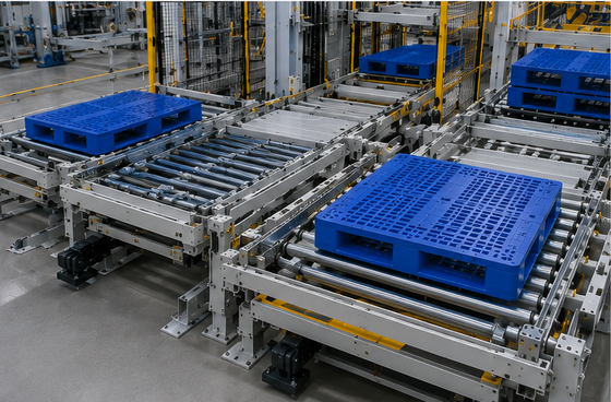 Quality Automated Lift And Transfer System Conveyor Switching Pallet Lifting Devices factory