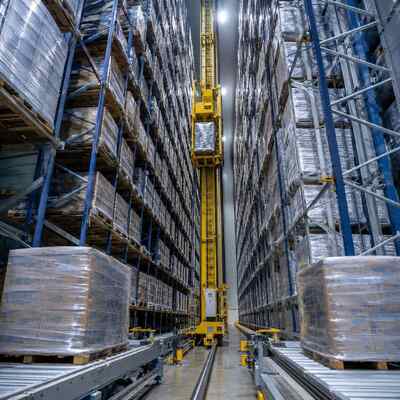 Ποιότητα Σύστημα ράφους αποθήκευσης με laser barcode 16 M/Min Λύσεις ράφων αποθήκευσης σε κρύο Εργοστάσιο