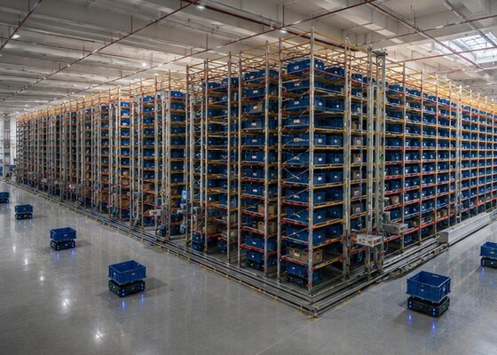 Quality High Speed Asrs Stacker Crane Automated WCS  2.5m/S Warehouse Stacker Crane factory