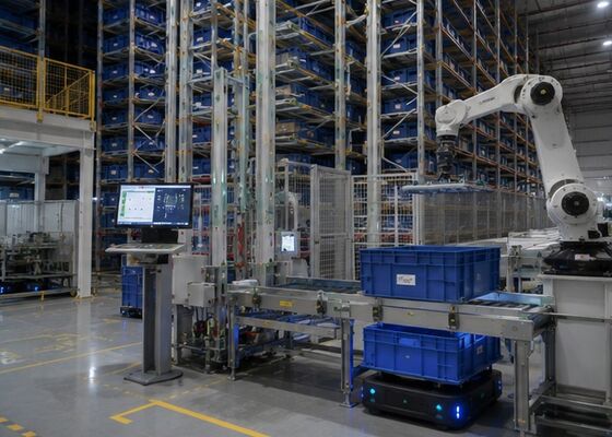 Ποιότητα 50kg Αεροκίνητο γερανό υψηλής ταχύτητας ASRS Bin Αυτοματοποιημένο γερανό Εργοστάσιο
