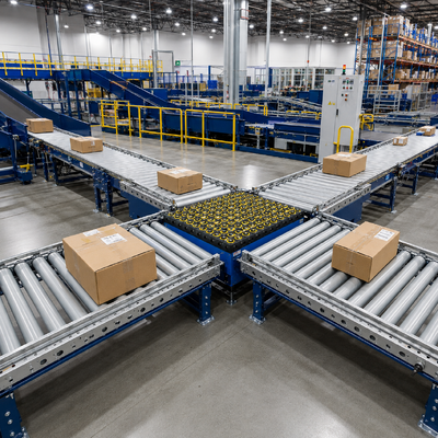 Chất lượng Hệ thống phân loại bánh xe xoay có dung lượng cao cho phân phối thư nhà máy