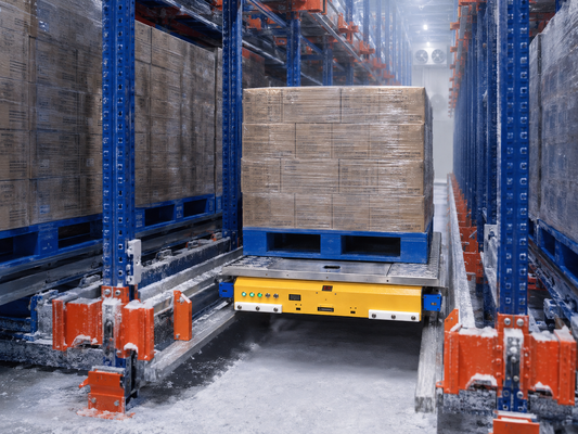 Quality FIFO LIFO Two-Way Pallet Shuttle System with 1200 kg 1500 kg Load Capacity and 60–72 m/min Travel Speed factory